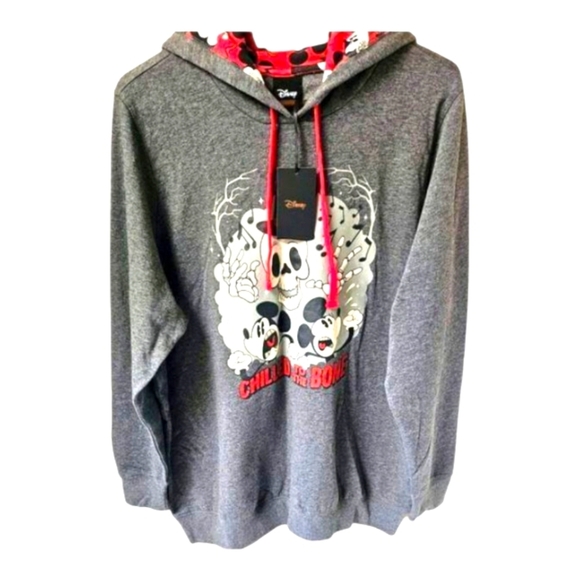 TORRID/DISNEY Plus Size Halloween Hoodie -Cozy Fleece Skulls/Mickey- Mul… - Picture 2 of 16